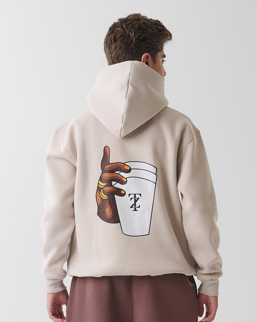 Cup Beige hoodie